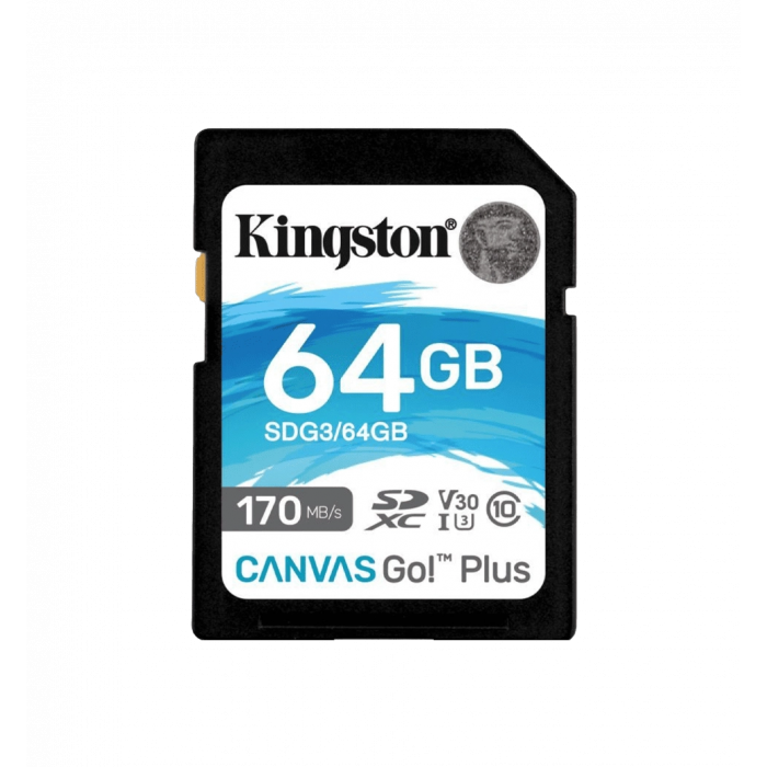 Карта пам'яті 64GB SDXC C10 UHS-I Canvas Go! Plus  170R/70W U3, V30 SDG3/64GB