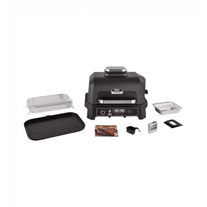 Електричний гриль-барбекю та коптильня Ninja Woodfire Pro XL OG850EU