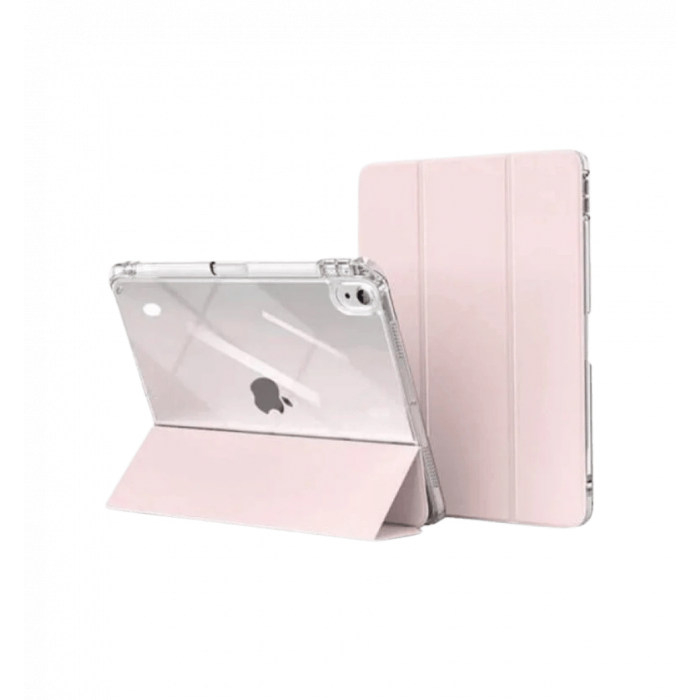 Чохол Comma для iPad Pro 11" [2024] Joy PU Case with Pen Holder Series (Light Pink)