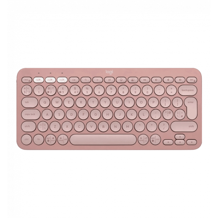 Клавіатура LOGITECH Pebble Keys 2 (K380s) UA бездротова рожева (920-011853)