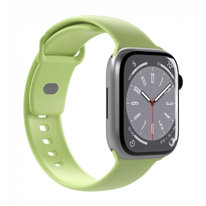 Ремінець для годинника Puro "ICON" Silicone band Apple Watch 42-49mm SM & ML Light Green PUICNAW44LGRN