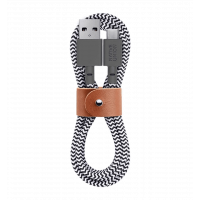 Native Union Belt Cable USB-A to USB-C Zebra (1.2 m) (BELT-AC-ZEB-NP)