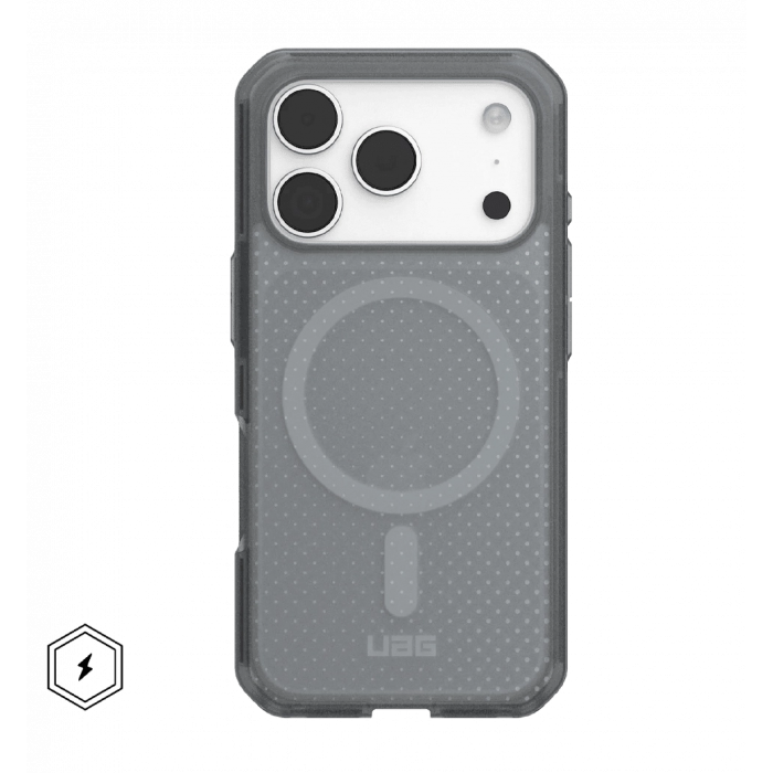 Чохол UAG для iPhone 17 Pro, Dot MagSafe, Ash