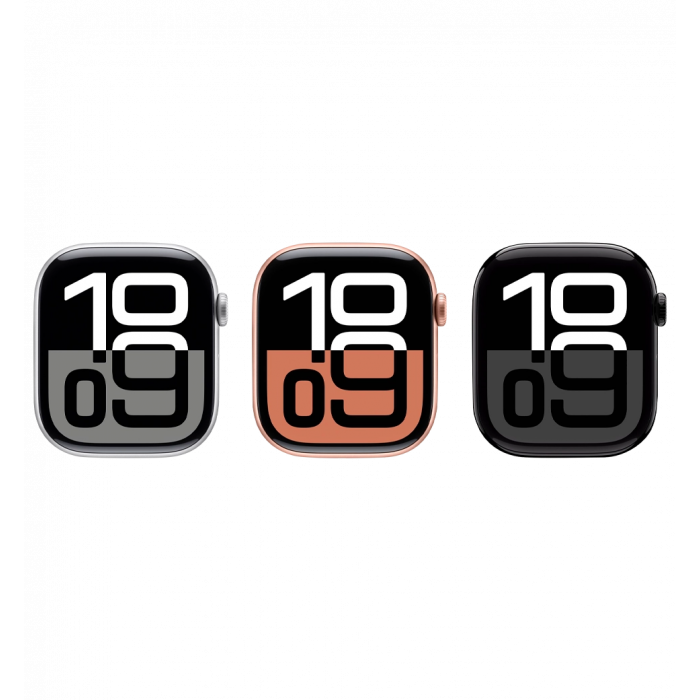 Apple Watch Series 10 42mm Rose Gold Aluminum Case with Light Blush Sport Band - S/M (MWWH3)
