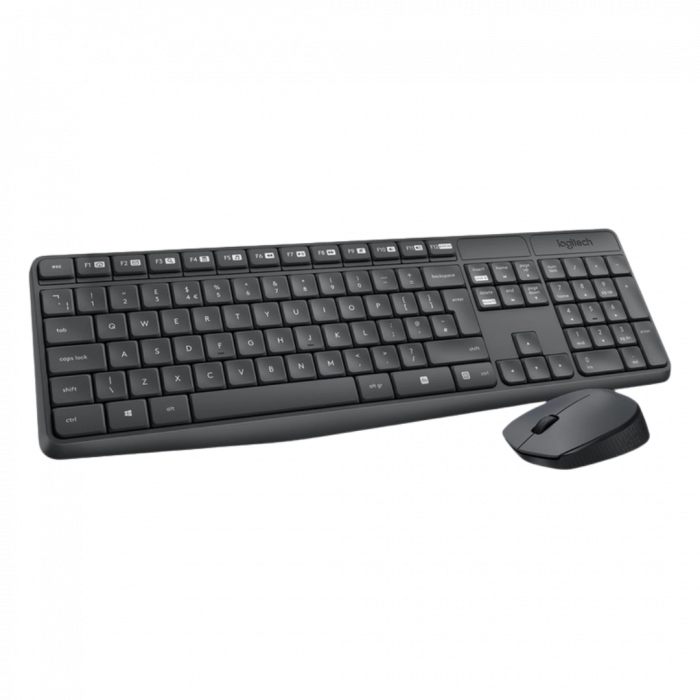 Комплект LOGITECH MK235 Wireless Combo - Grey