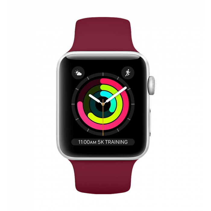 Ремешок Silicone Copy 38mm Rose Red