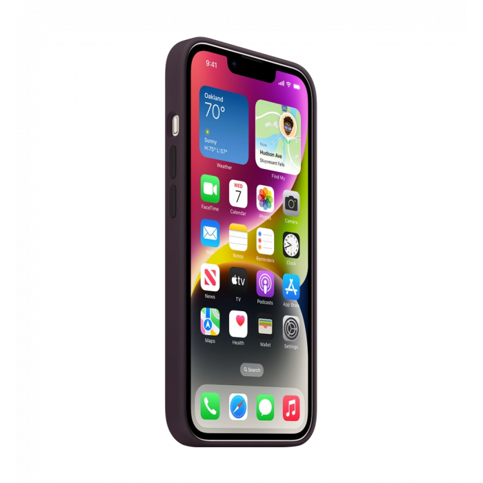 Чохол Силіконовий iPhone 14 Silicone Case with MagSafe Elderberry (MPT03)