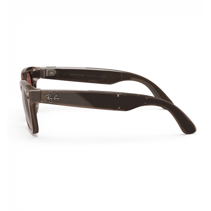Смарт-окуляри Ray-Ban Meta Wayfarer Shiny Warm Stone/Transitions Watermelon Red (RW4008 6705P553)