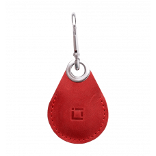 Шкіряний чохол INCARNE Key Tag для AirTag червоний