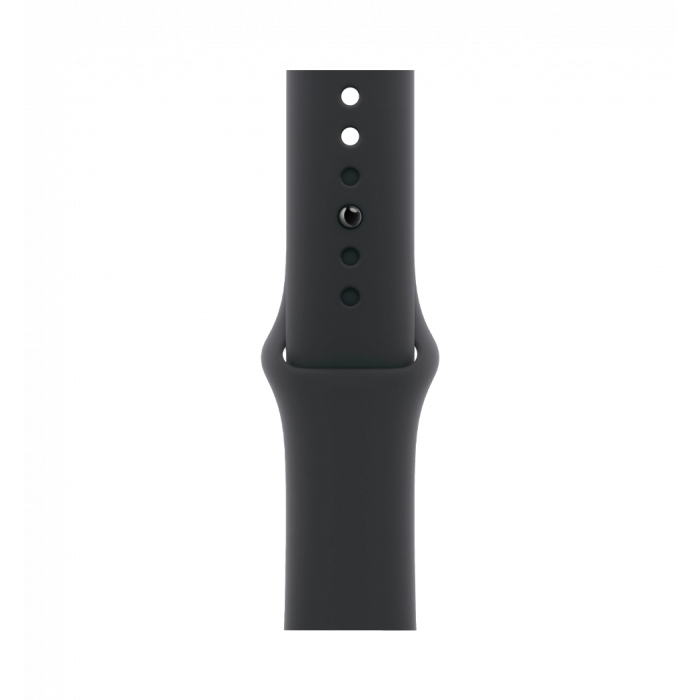 Apple Watch Series 10 42mm Jet Black Aluminum Case with  Black Sport Band -S/M  (MWWE3)