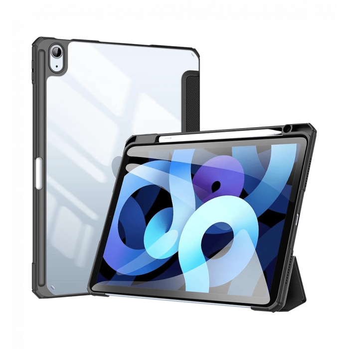 Cover Dux Ducis Toby Series iPad 10 10.9 2022 (With Apple Pencil Holder) (black)
